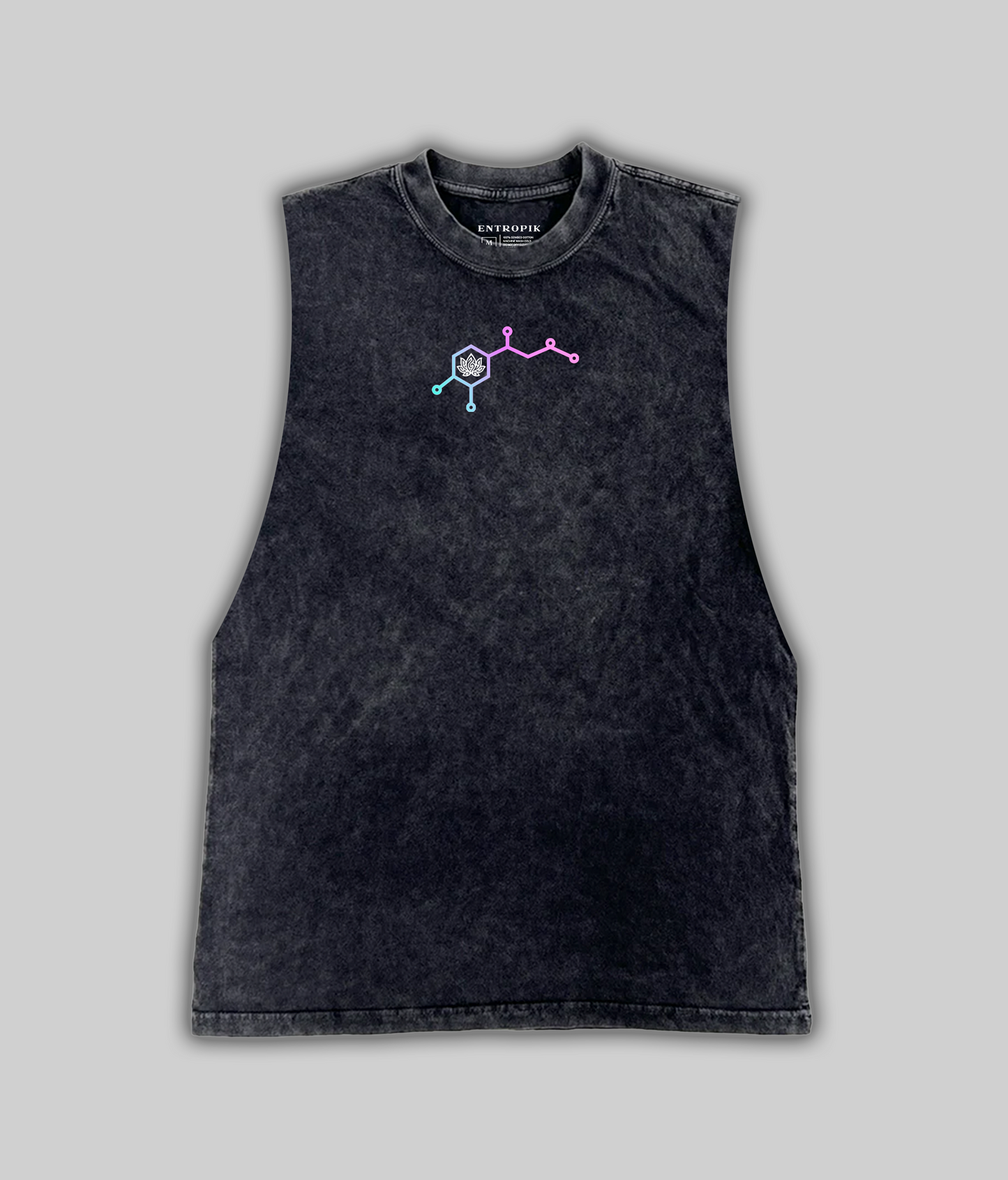 Adrenaline Chaser Acid Washed Cutoff Tank