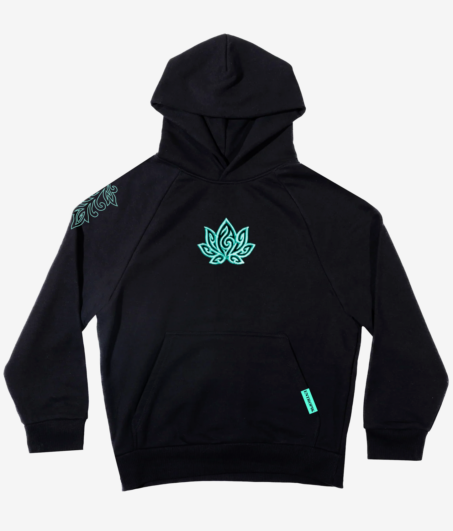 Lotus Embroidered Signature Hoodie