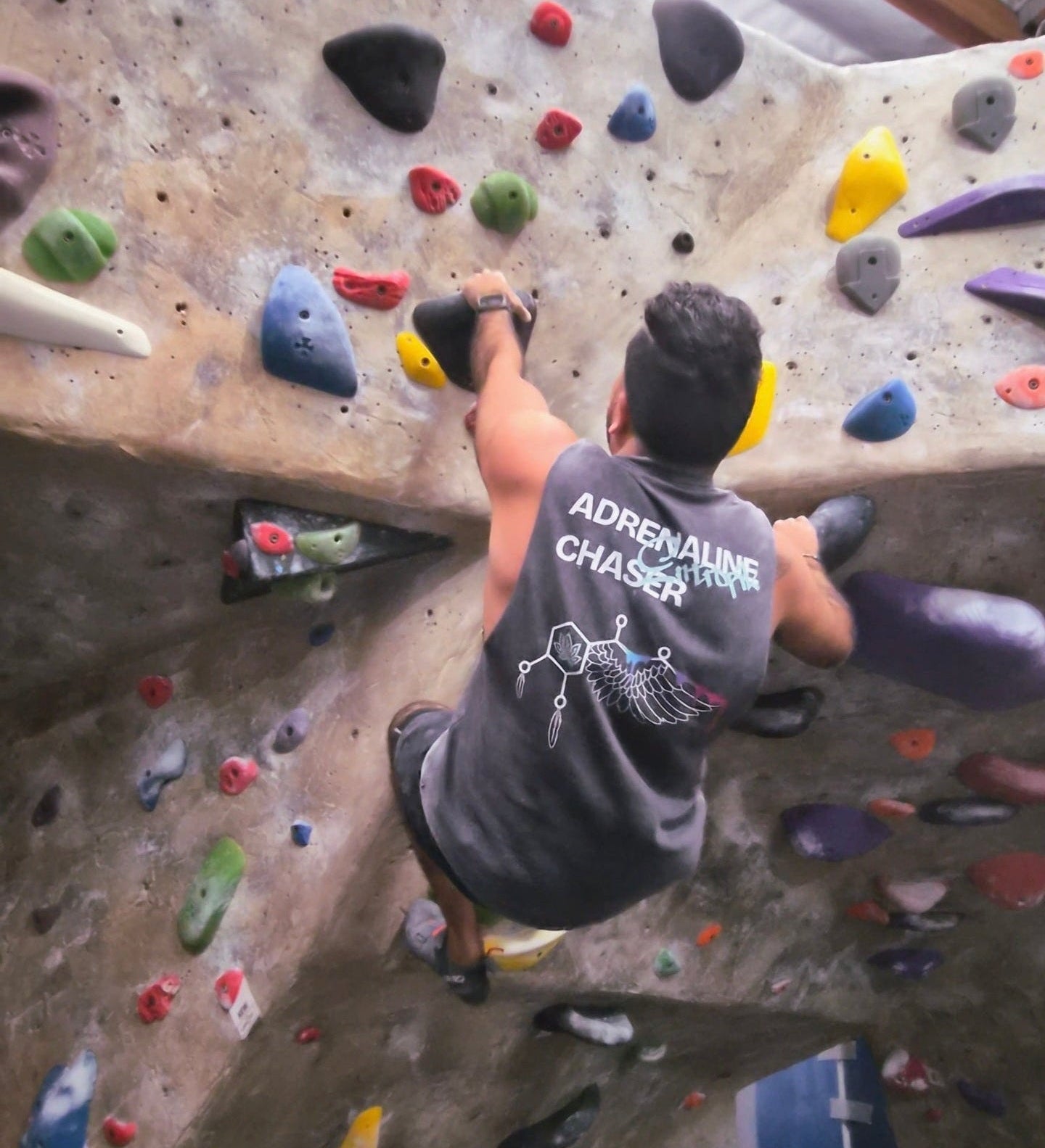 Adrenaline Chaser Acid Washed Cutoff Tank